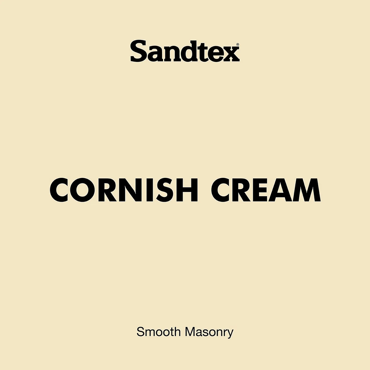 Sandtex Ultra Smooth Masonry Paint - Cornish Cream - 150ml
