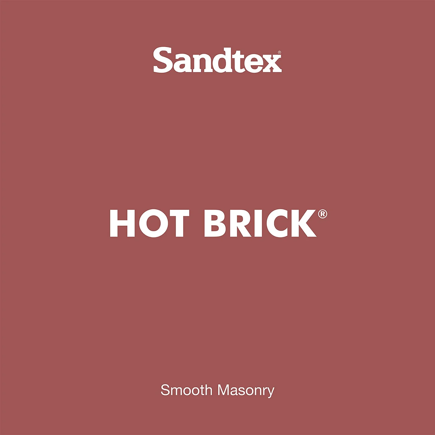 Sandtex Ultra Smooth Masonry Paint - Hot Brick - 150ml