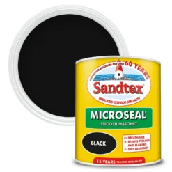 Sandtex® Ultra Smooth Masonry Paint Black - 1L