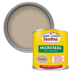 Sandtex Ultra Smooth Masonry Paint - Mid Stone - 150ml