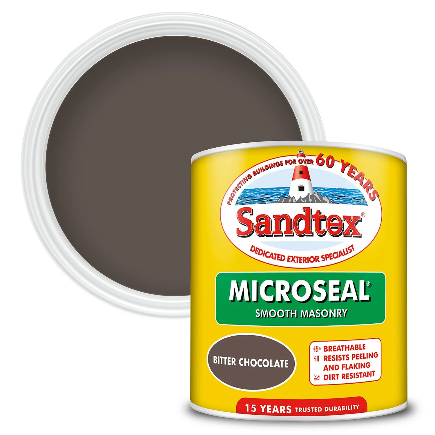 Sandtex® Ultra Smooth Masonry Paint Bitter Chocolate - 1L