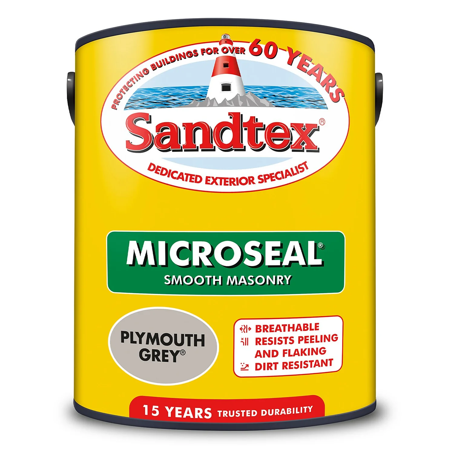 Sandtex® Ultra Smooth Masonry Paint Plymouth Grey - 5L