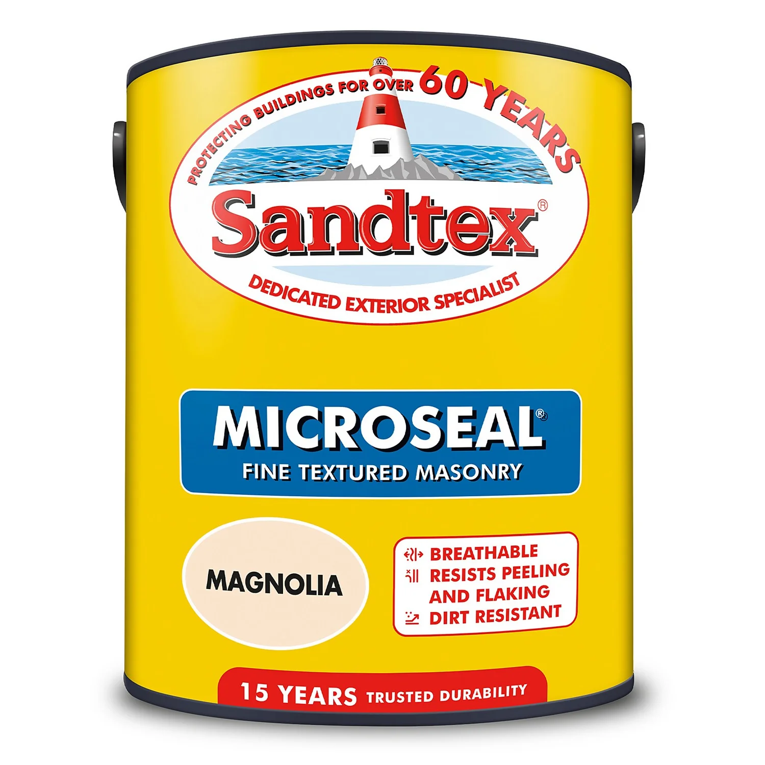 Sandtex® Textured Masonry Paint Magnolia - 5L