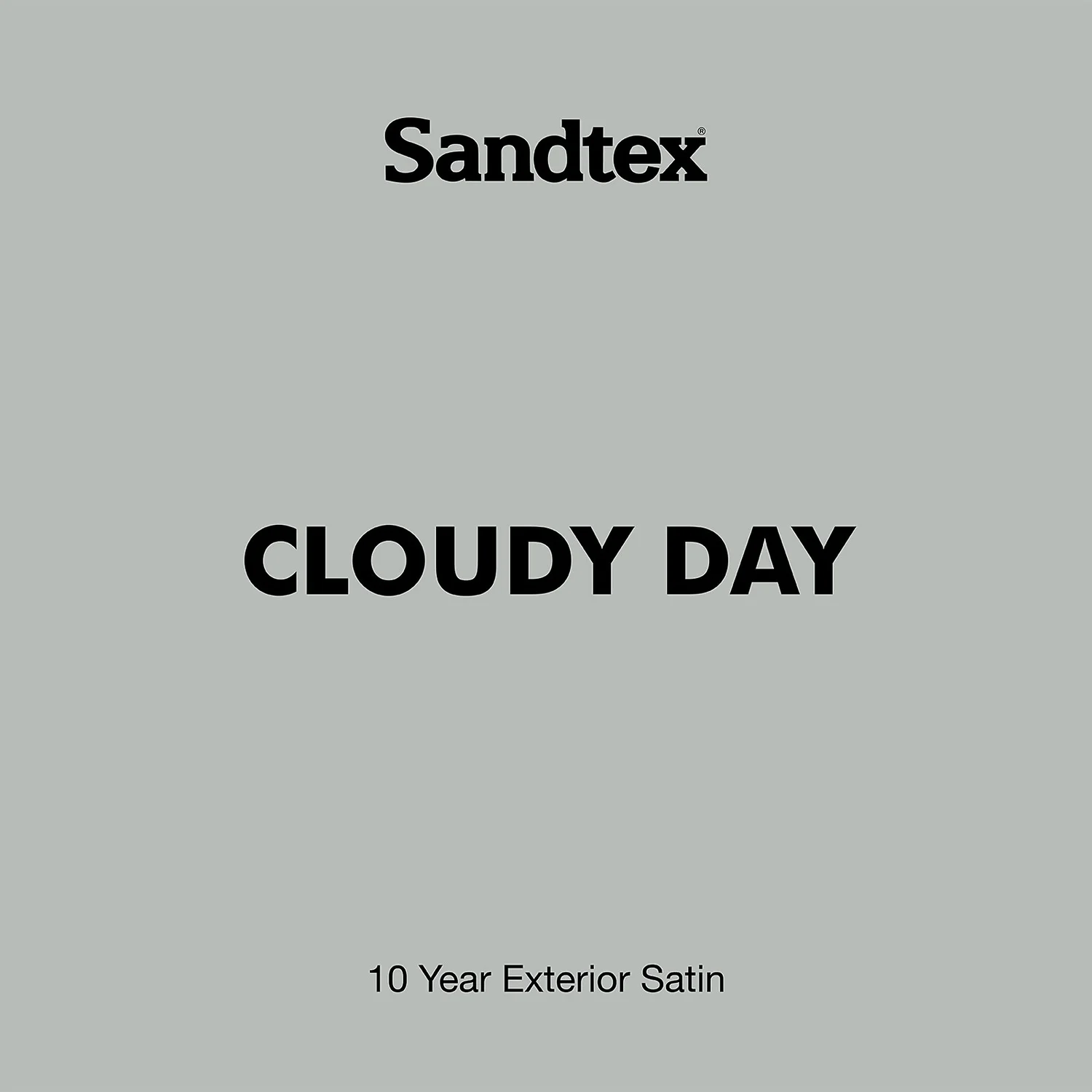 Sandtex® Exterior 10 Year Satin Paint Cloudy Day - 750ml