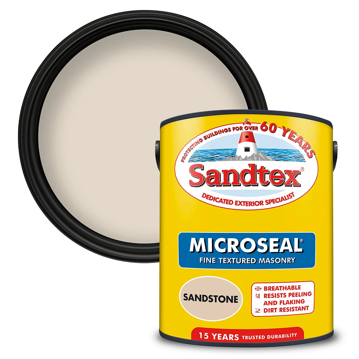 Sandtex® Textured Masonry Paint Sandstone - 5L