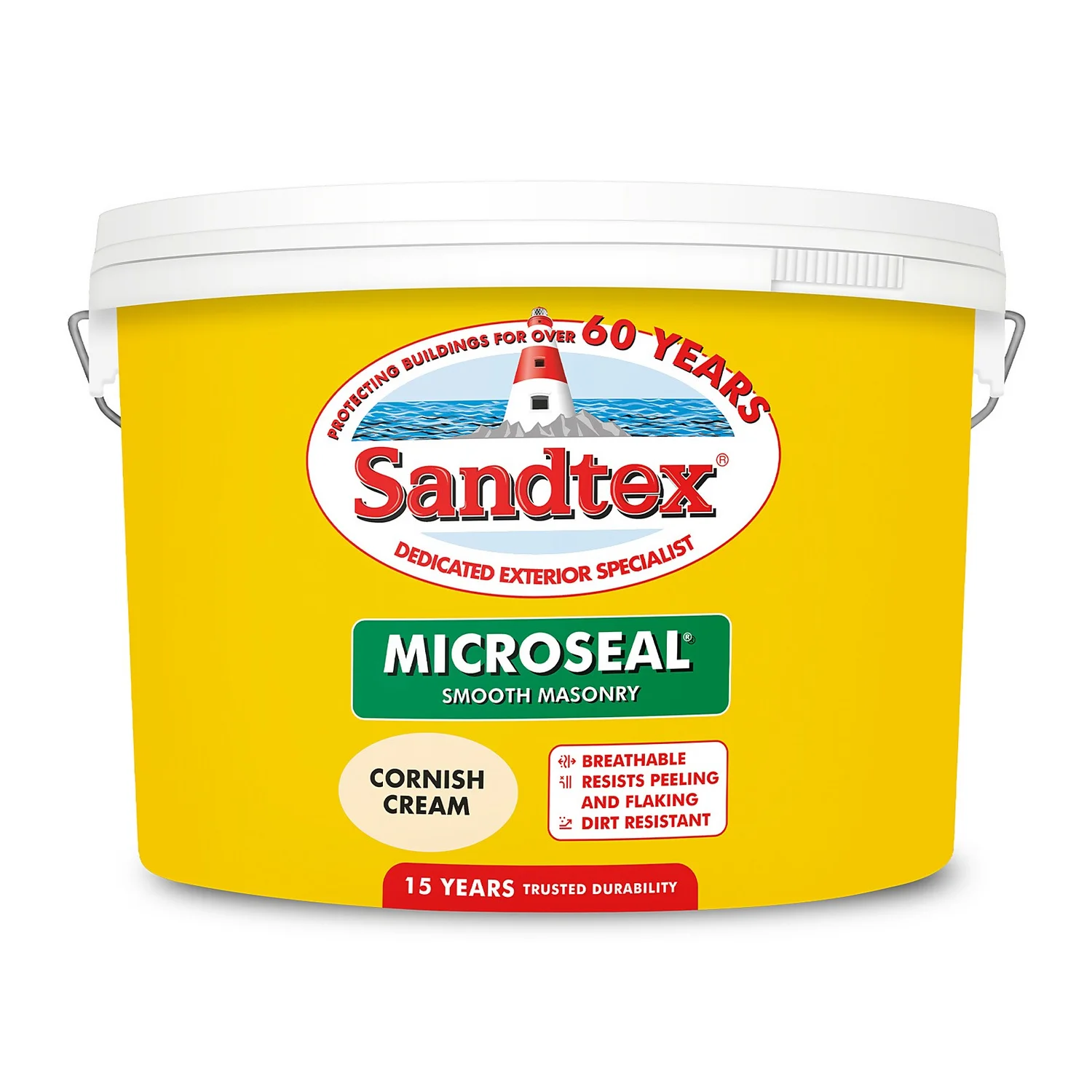 Sandtex® Ultra Smooth Masonry Paint Cornish Cream - 10L