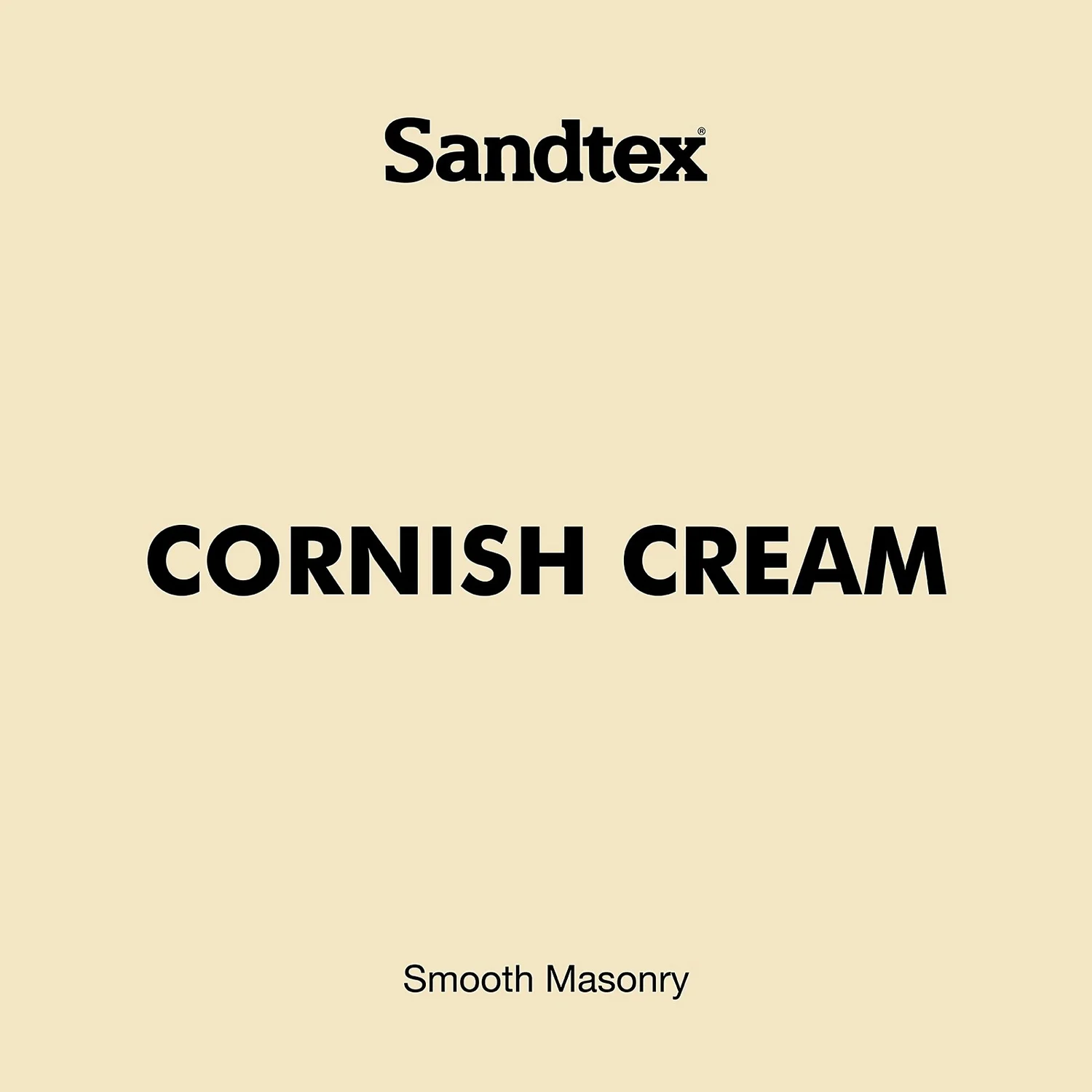 Sandtex® Ultra Smooth Masonry Paint Cornish Cream - 10L
