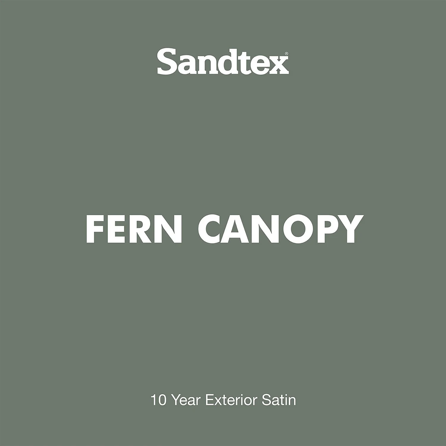 Sandtex® Exterior 10 Year Satin Paint Fern Canopy - 750ml