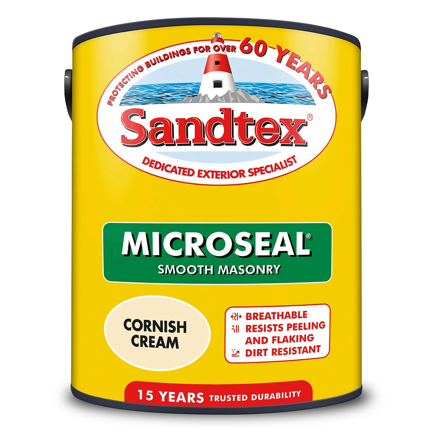 Sandtex® Ultra Smooth Masonry Paint Cornish Cream - 5L