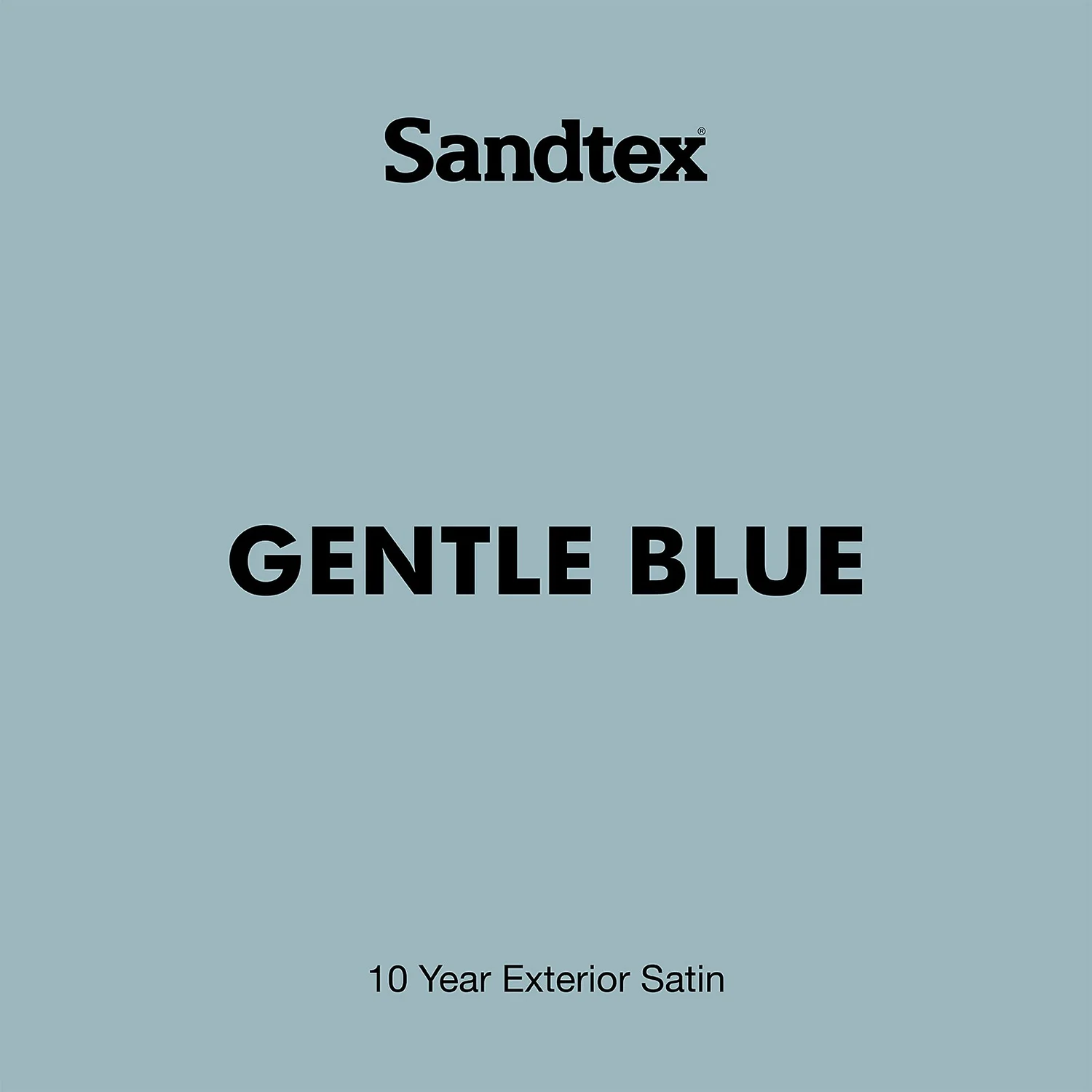 Sandtex® Exterior 10 Year Satin Paint Gentle Blue - 750ml