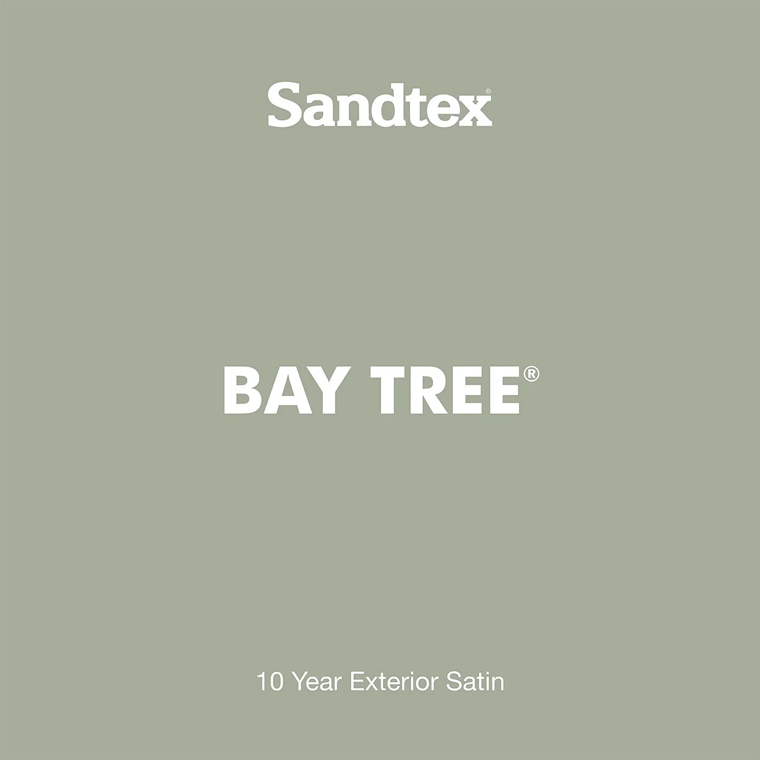 Sandtex® Exterior 10 Year Satin Paint Bay Tree - 750ml