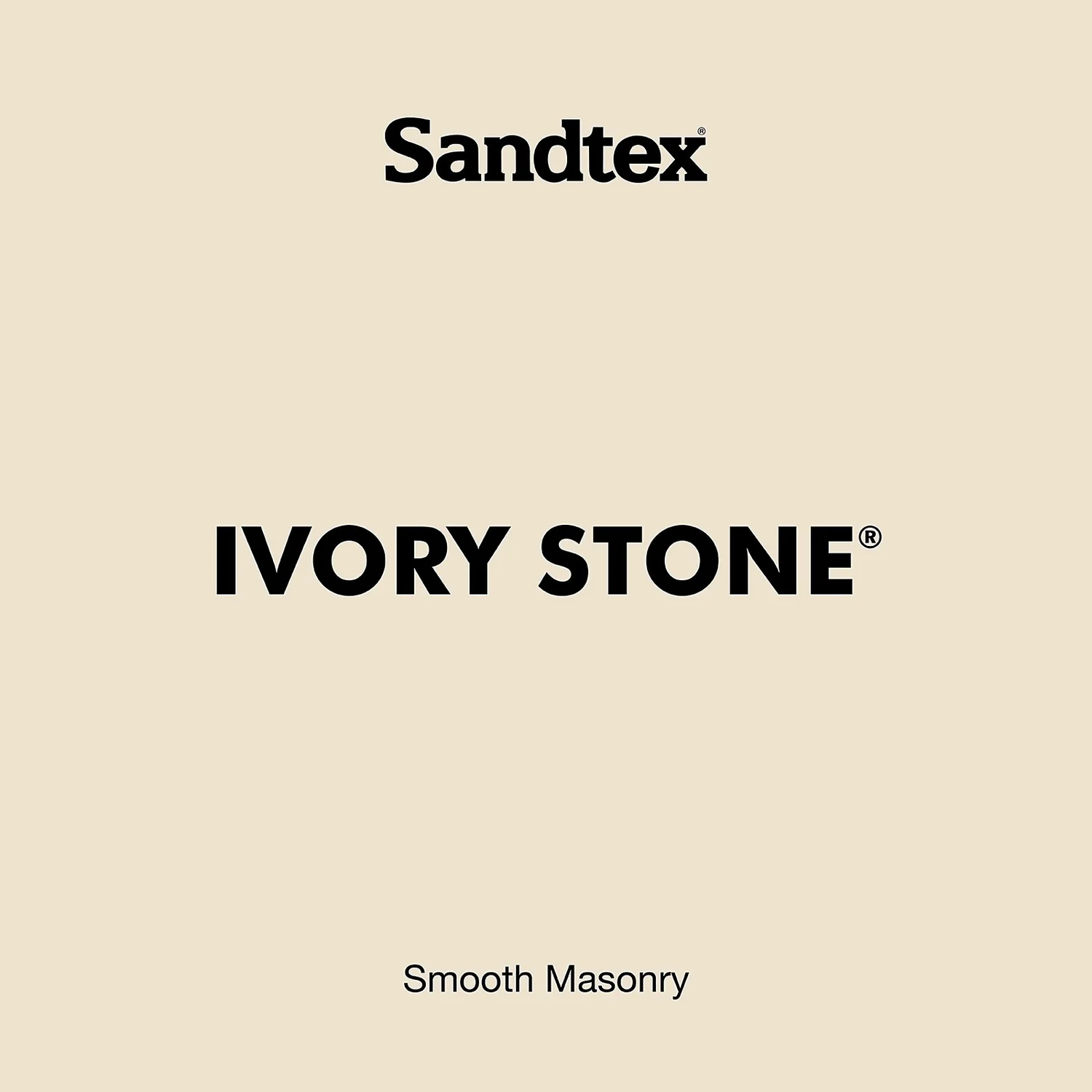 Sandtex® Ultra Smooth Masonry Paint Ivory Stone - 5L