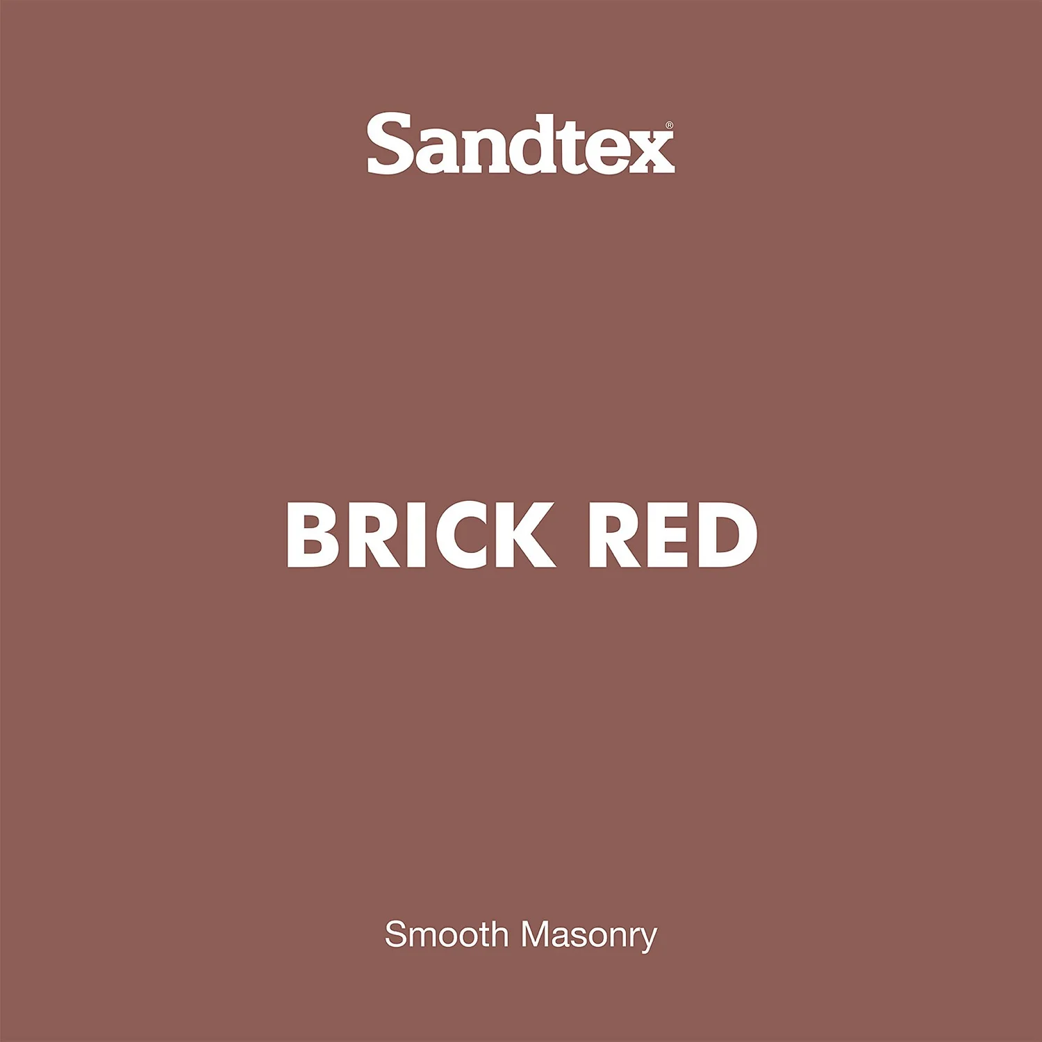 Sandtex® Ultra Smooth Masonry Paint Brick Red - 1L