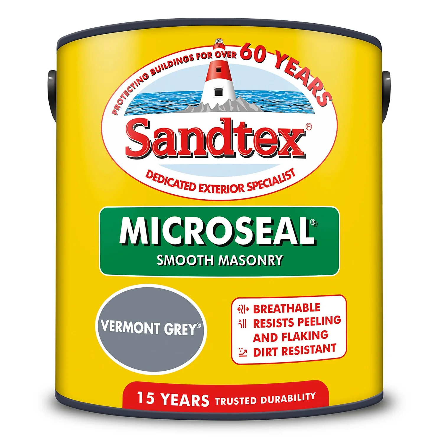Sandtex® Ultra Smooth Masonry Paint Vermont Grey - 2.5L
