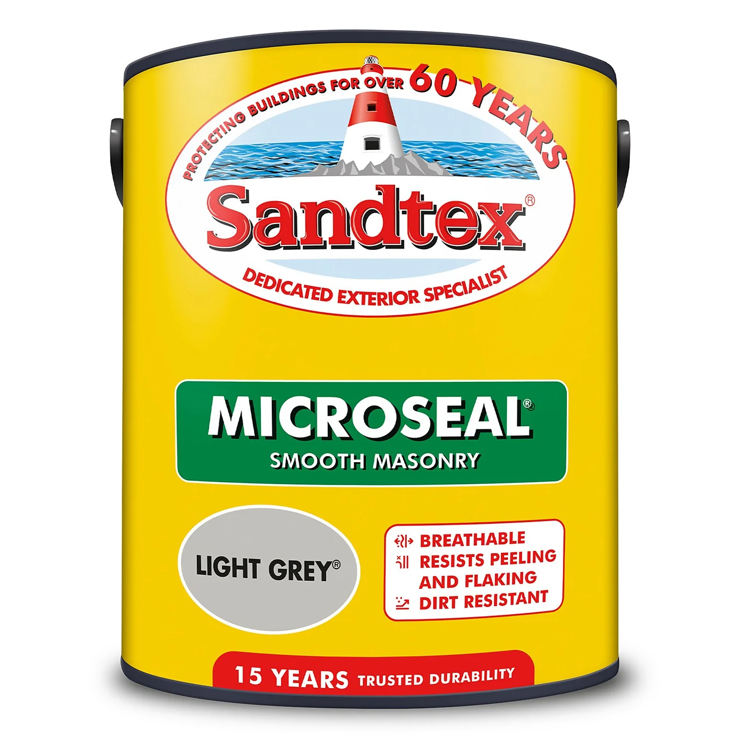 Sandtex® Ultra Smooth Masonry Paint Light Grey - 5L