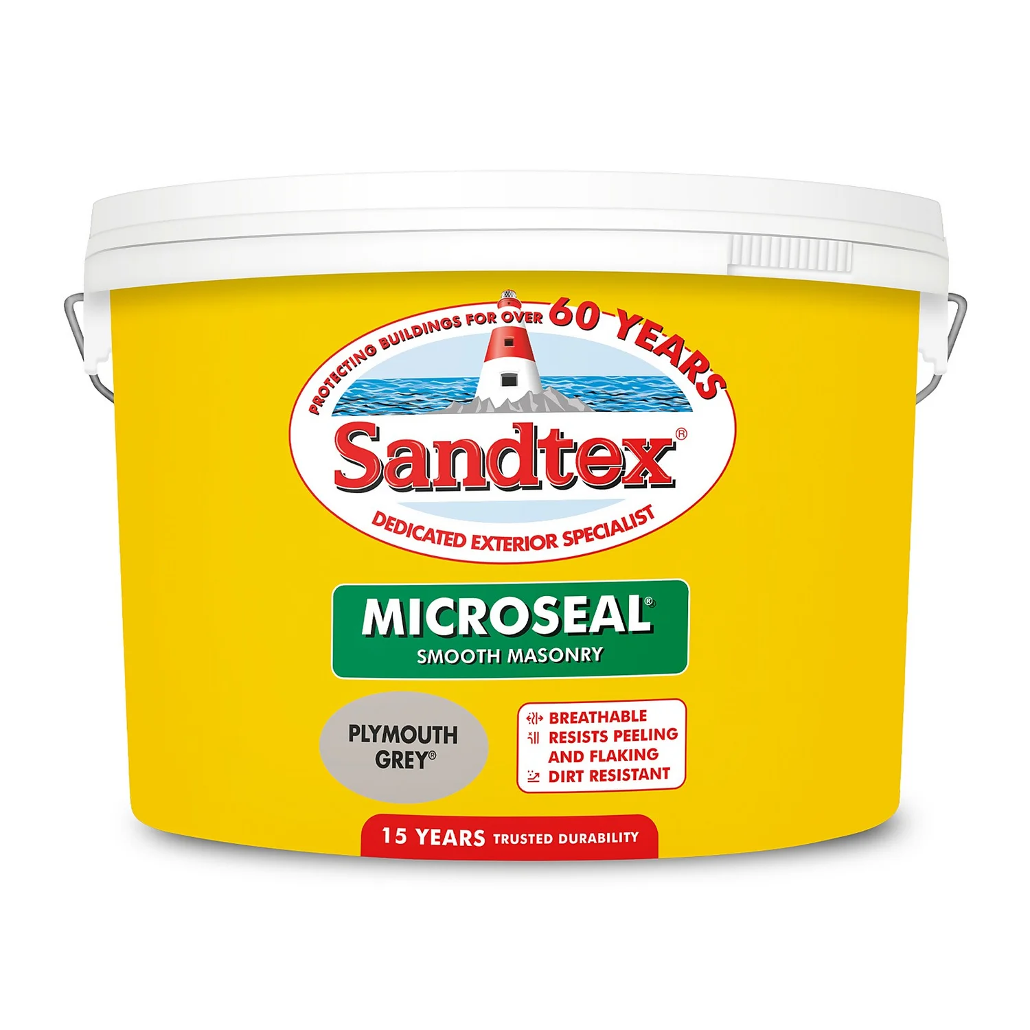 Sandtex® Ultra Smooth Masonry Paint Plymouth Grey - 10L