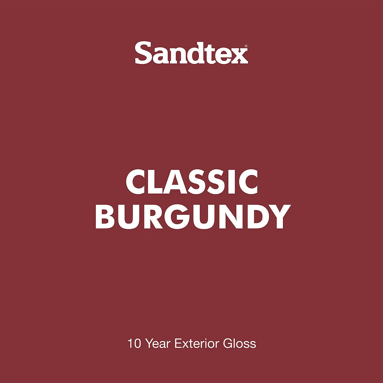 Sandtex® Exterior 10 Year Gloss Paint Classic Burgundy - 2.5L