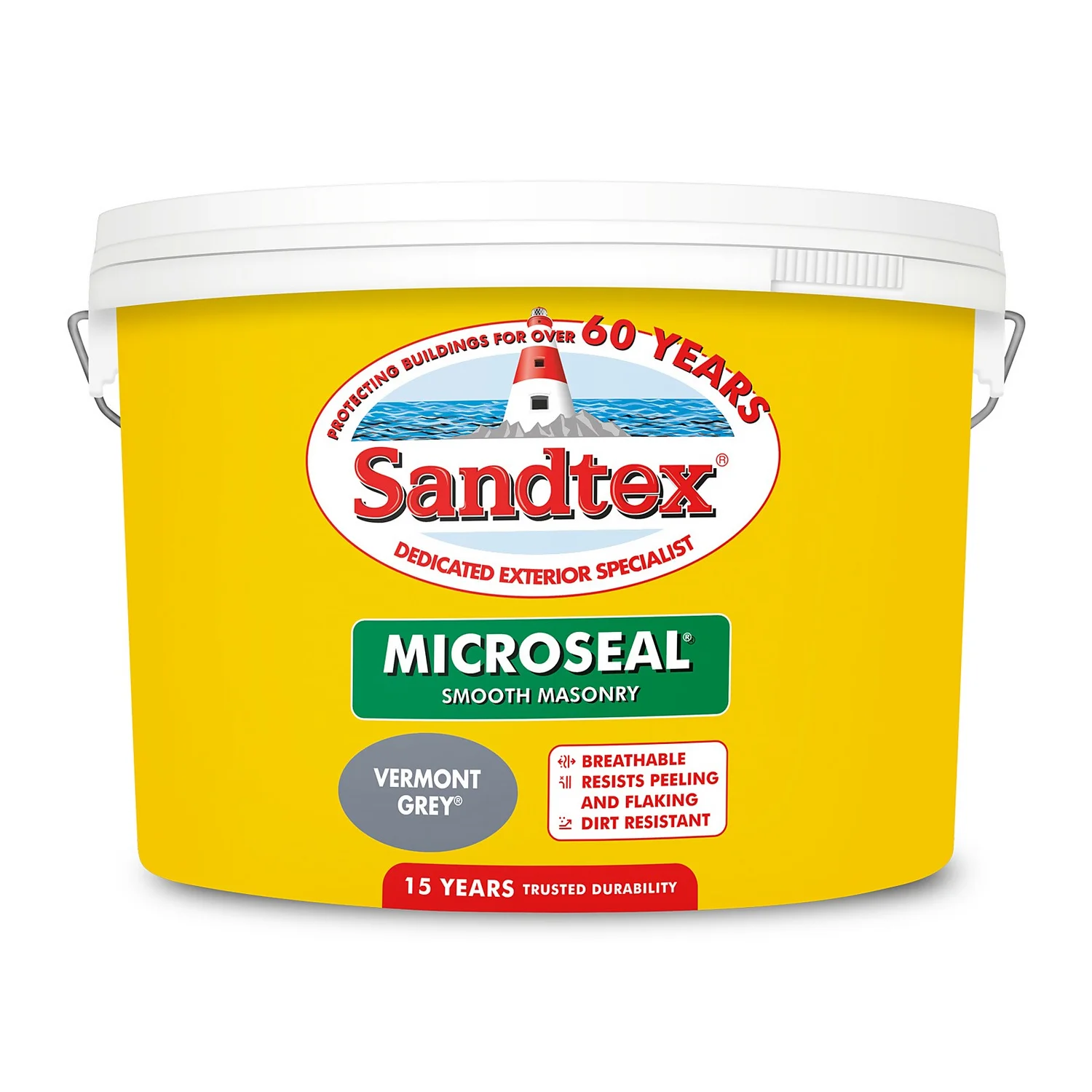 Sandtex® Ultra Smooth Masonry Paint Vermont Grey - 10L