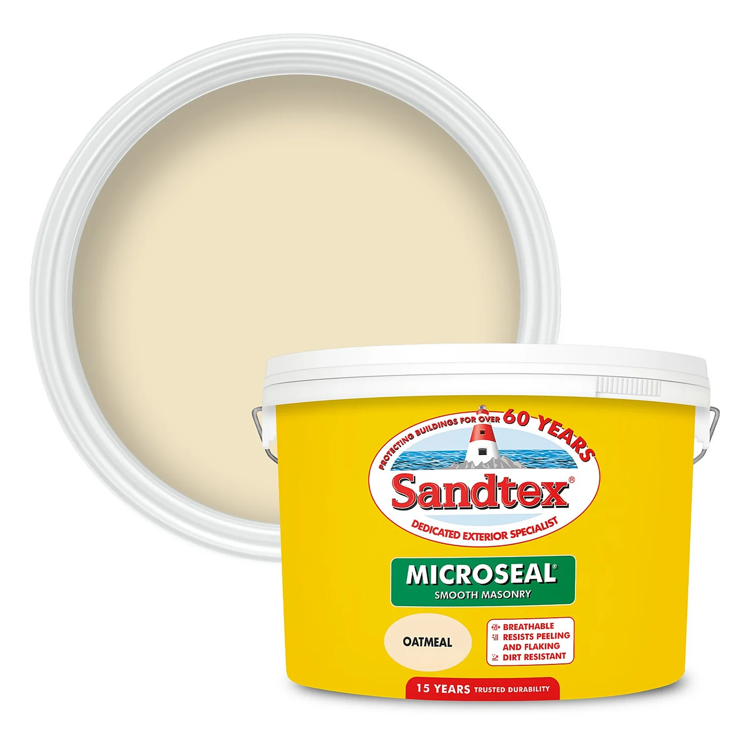 Sandtex® Ultra Smooth Masonry Paint Oatmeal - 10L