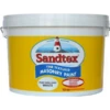 Sandtex Fine Textured Masonry Concrete Paint Pure Brilliant White 10L