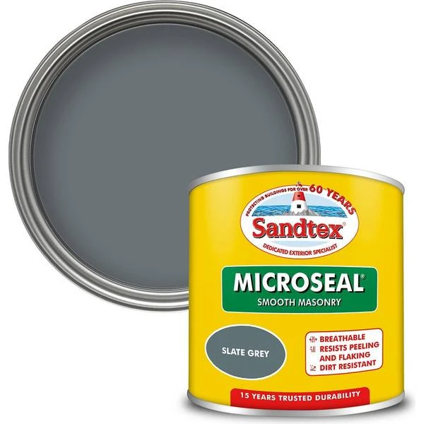 Sandtex Ultra Smooth Masonry Paint Slate Grey