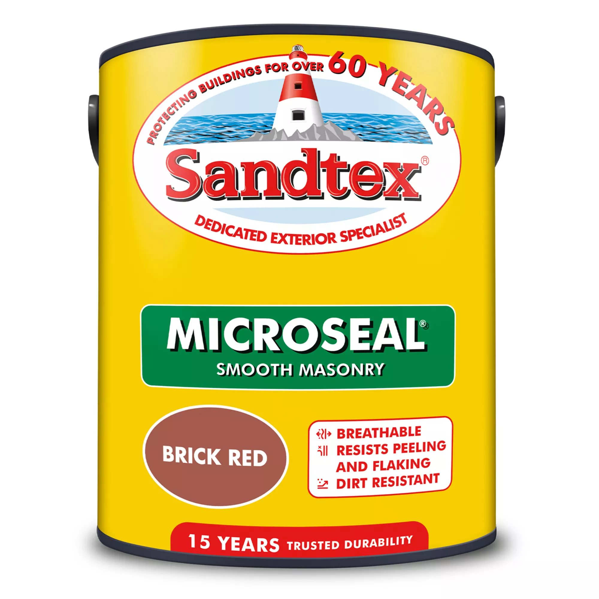 Sandtex Brick red Masonry paint, 5L