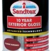 Sandtex Red Gloss Exterior Metal & Wood Paint, 750ml