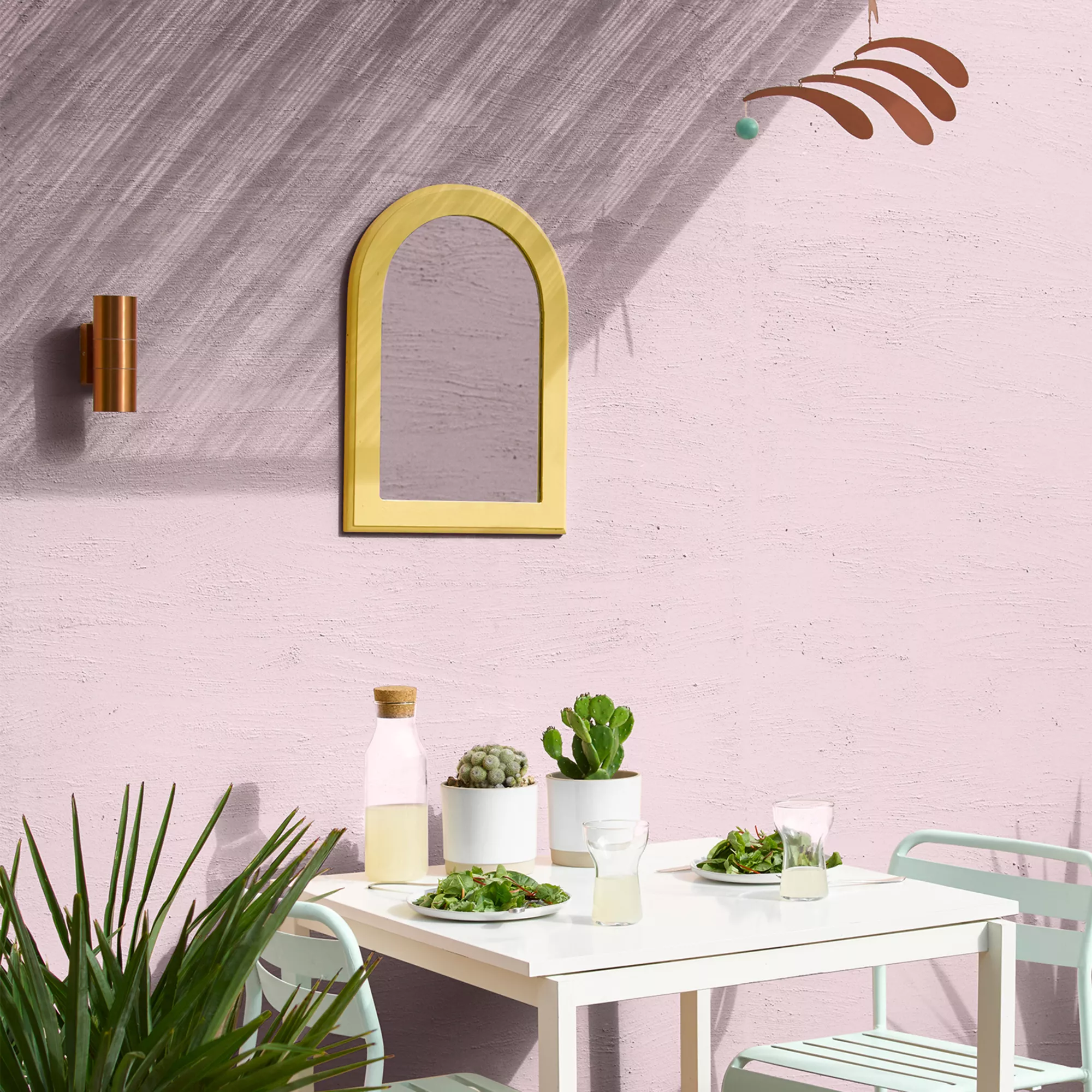 Sandtex Somerset Pink Matt Masonry paint, 5L Tub