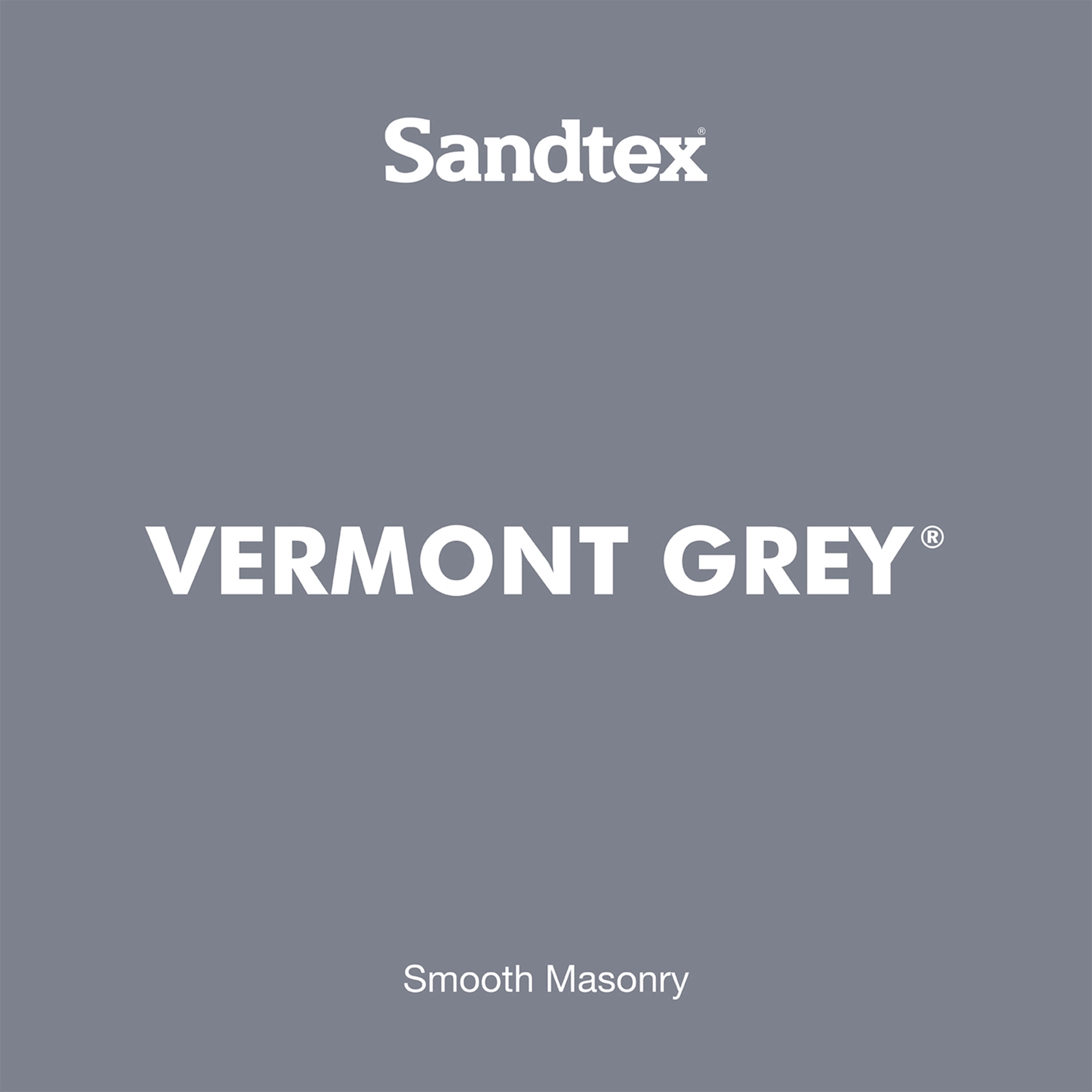 Sandtex Vermont Grey Matt Masonry paint, 5L Tub